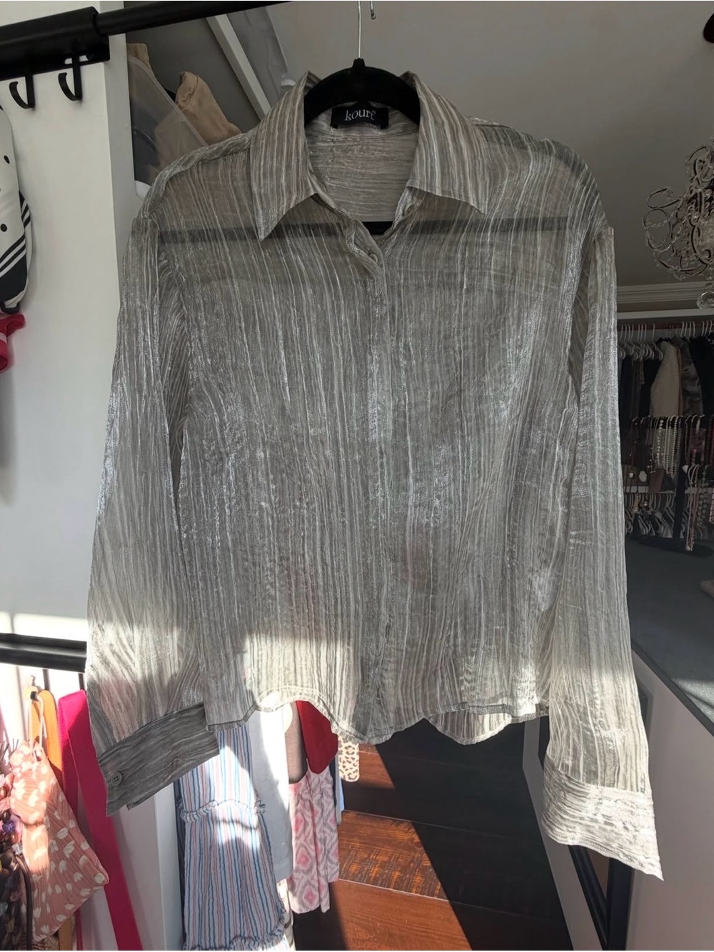 FEW MODA SHEER TOP NEBER WORN!